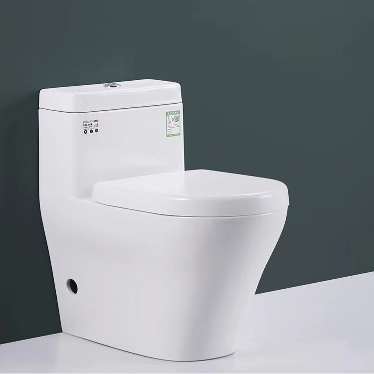 Porcelain Siphon Jet Toilet Floor Mounted One Piece Toilet Urine Toilet
