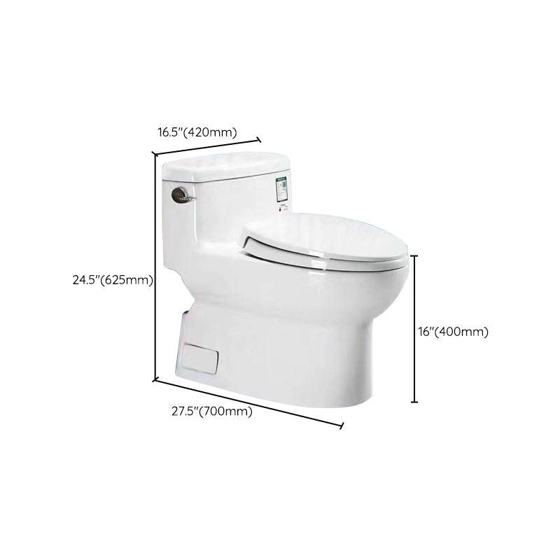 Porcelain Siphon Jet Toilet Floor Mounted One Piece Toilet Urine Toilet