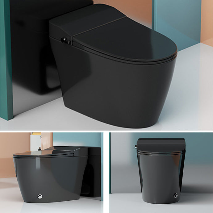 Modern Siphon Jet Toilet Concealed Tank Flush Toilet with Toilet Seat