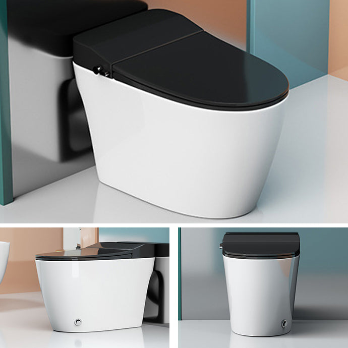 Modern Siphon Jet Toilet Concealed Tank Flush Toilet with Toilet Seat