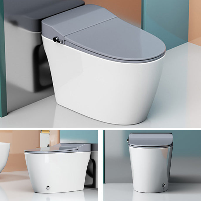 Modern Siphon Jet Toilet Concealed Tank Flush Toilet with Toilet Seat
