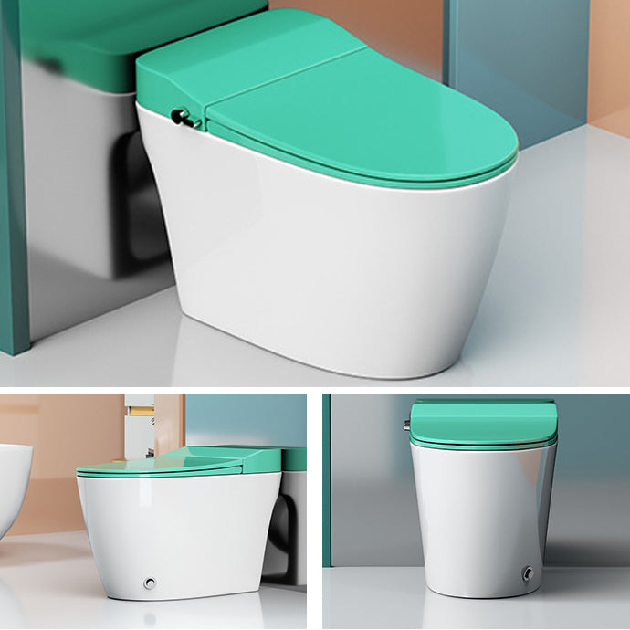 Modern Siphon Jet Toilet Concealed Tank Flush Toilet with Toilet Seat