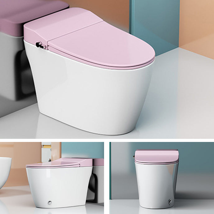 Modern Siphon Jet Toilet Concealed Tank Flush Toilet with Toilet Seat