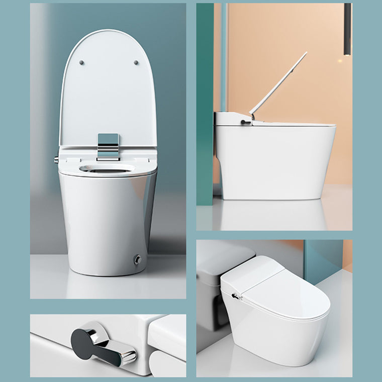 Modern Siphon Jet Toilet Concealed Tank Flush Toilet with Toilet Seat