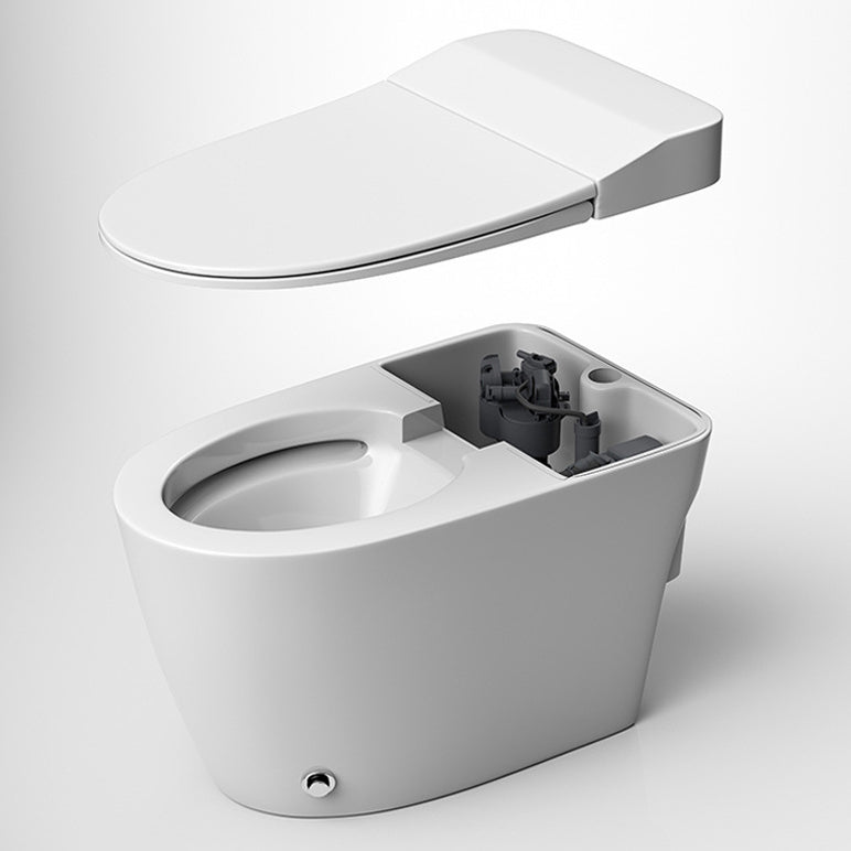 Modern Siphon Jet Toilet Concealed Tank Flush Toilet with Toilet Seat