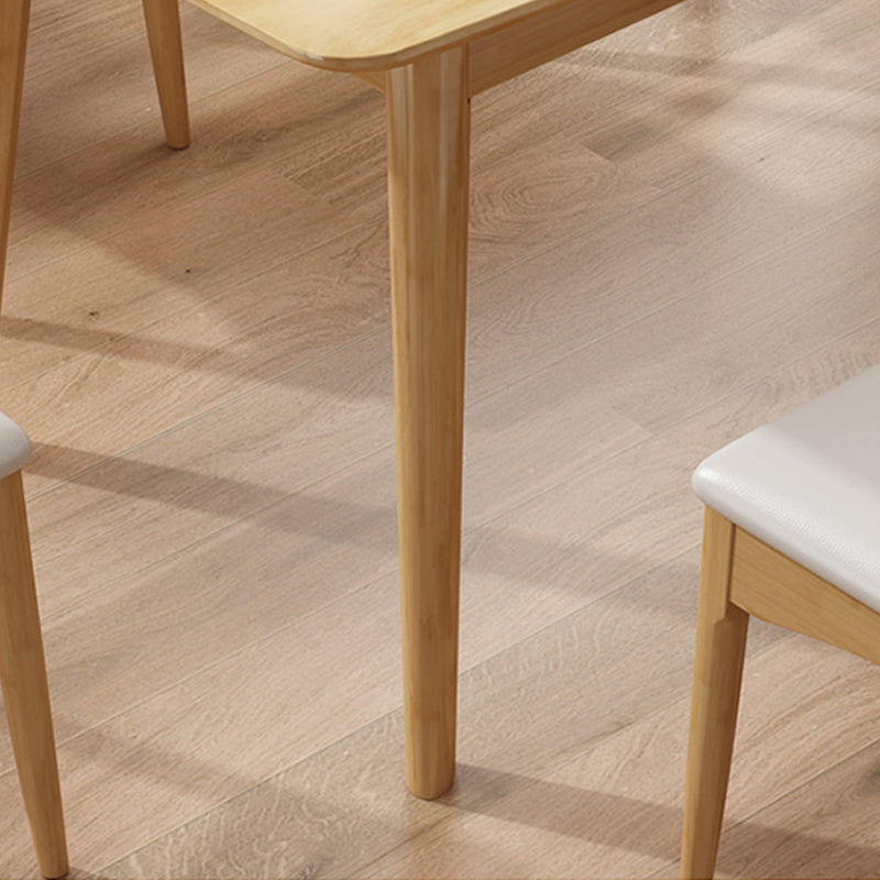 Solid Wood Dining Table Rectangle Modern Dining Table for Dining Room