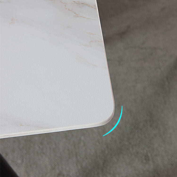 Rectangle Sintered Stone Kitchen Table Home Extendable Dining Table