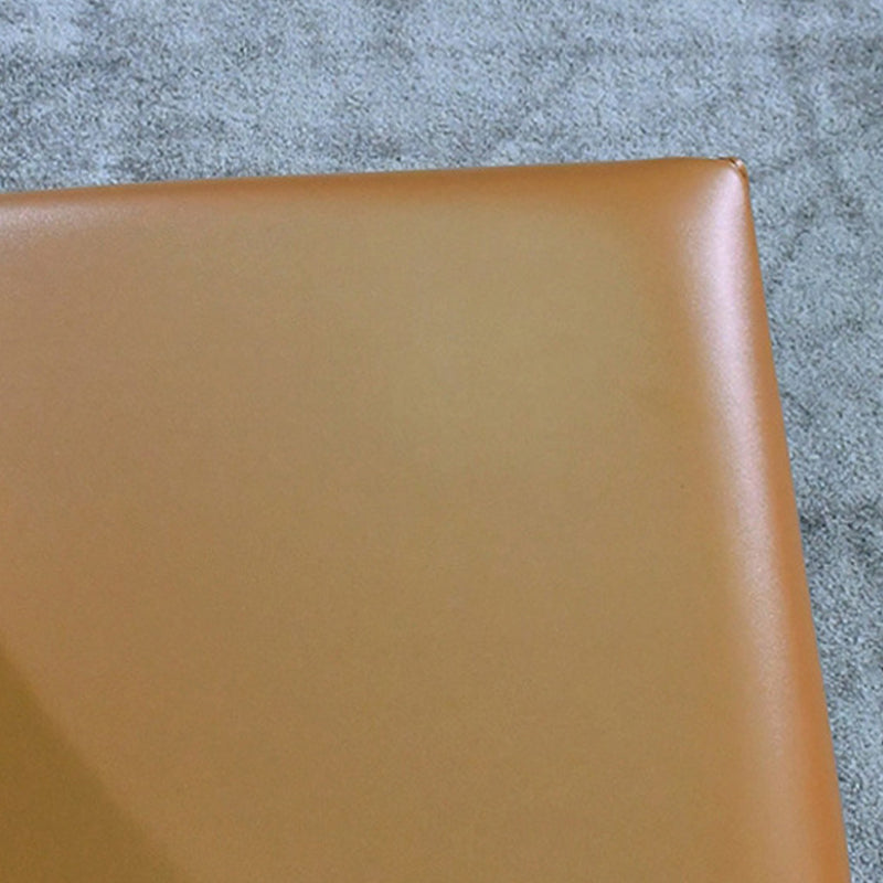 Contemporary Faux Leather Kitchen Chairs Wingback Side Chairs