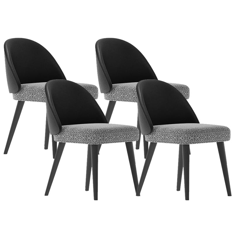 Upholstered Dining Chairs Contemporary Kitchen Dining Chairs with Wood Legs