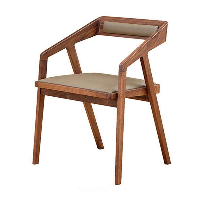 Wood Side Dining Chairs Contemporary Open Back Dining Side Chair