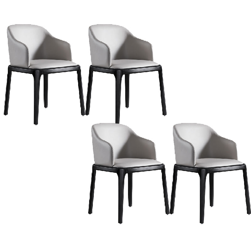 Contemporary Chair Solid Back Dining Room Chair for Dining Room