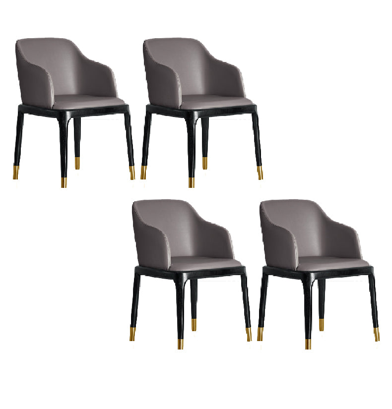 Contemporary Chair Solid Back Dining Room Chair for Dining Room