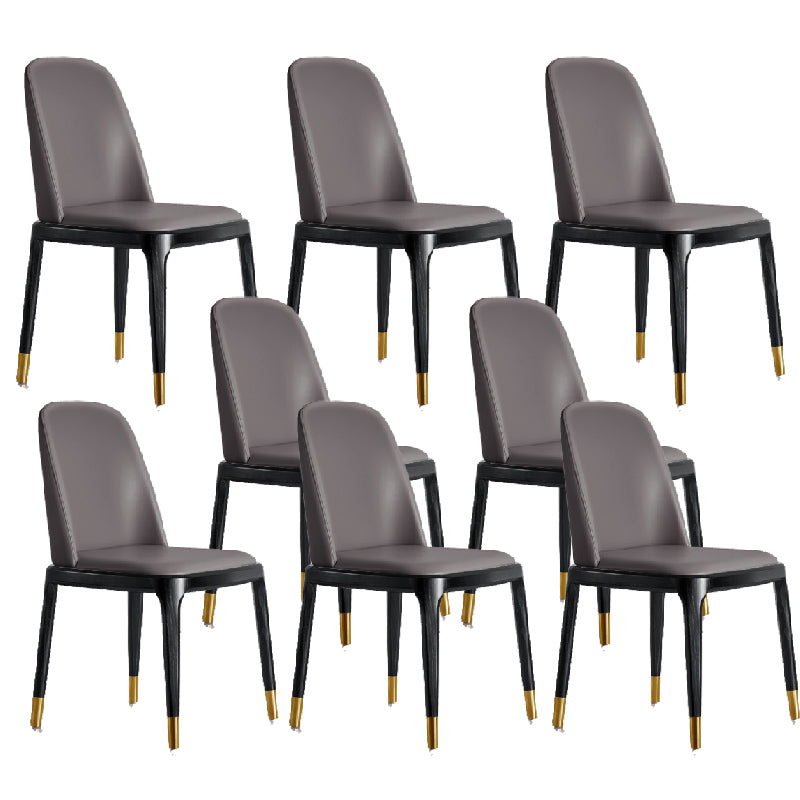 Contemporary Chair Solid Back Dining Room Chair for Dining Room