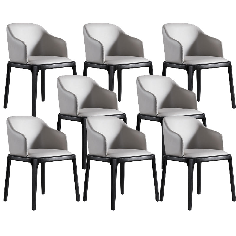 Contemporary Chair Solid Back Dining Room Chair for Dining Room