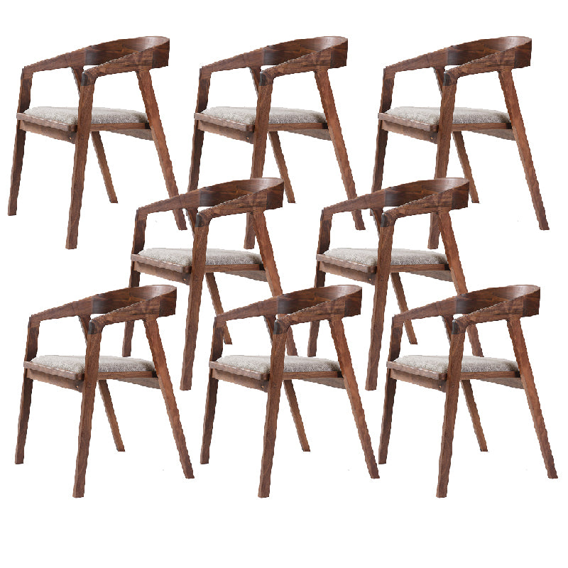 Wood Side Dining Chairs Contemporary Kitchen Dining Armchair