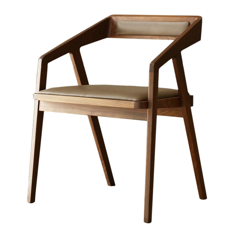 Contemporary Kitchen Dining Armchair Wood Side Dining Chairs
