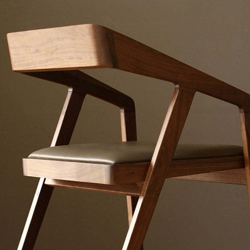 Contemporary Kitchen Dining Armchair Wood Side Dining Chairs