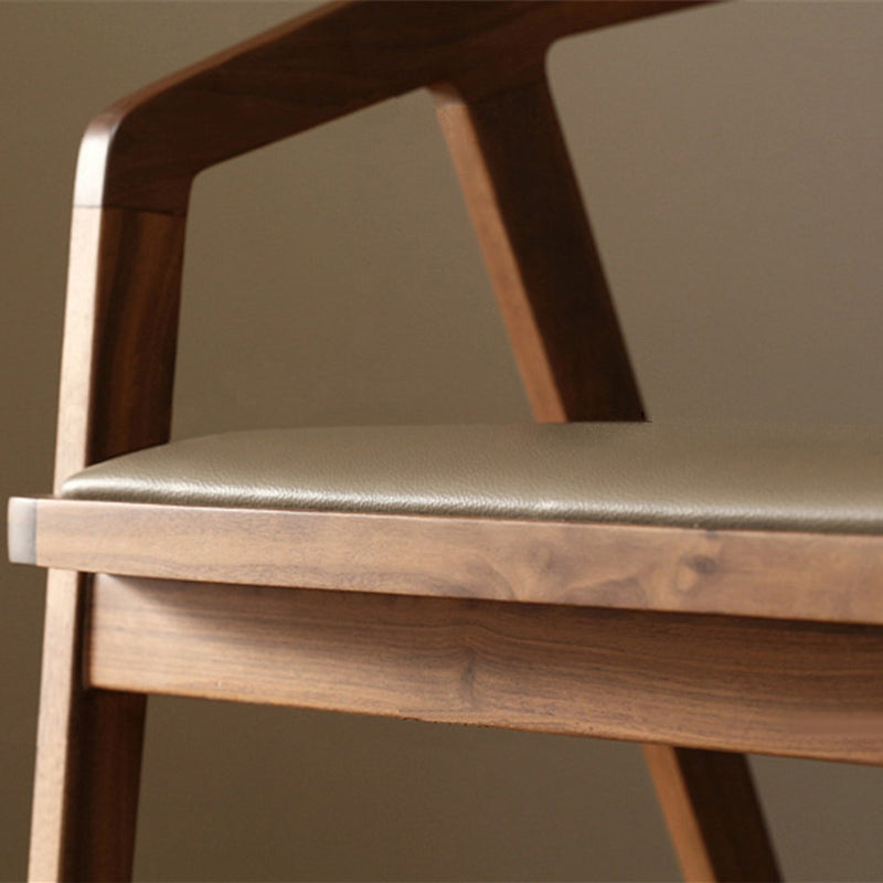 Contemporary Kitchen Dining Armchair Wood Side Dining Chairs