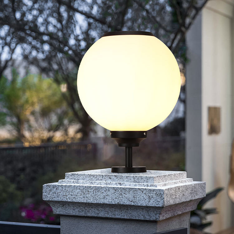 Contemporary Pillar Lamp Minimalist Outdoor Light for Garden