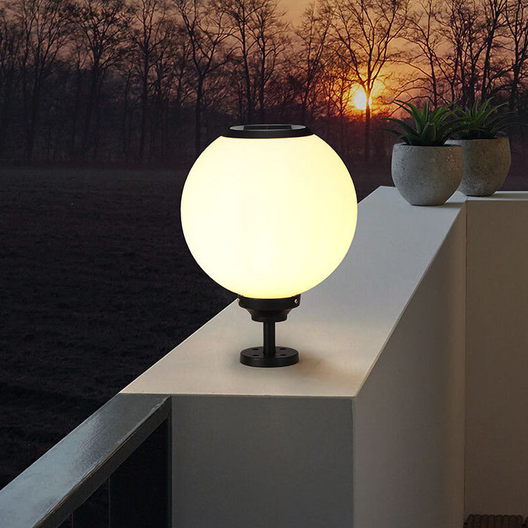 Contemporary Pillar Lamp Minimalist Outdoor Light for Garden