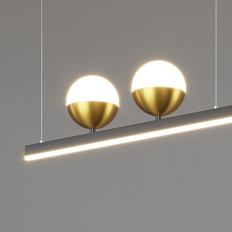Modern Hanging Ceiling Light 5 Light Pendant Lighting Fixtures in Black Finish