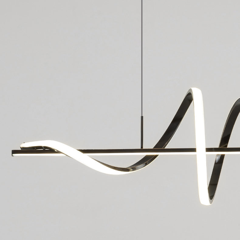 2-Light Geometric Island Pendant Lighting Modern Metal Island Light Fixtures