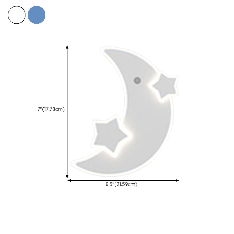 Nordic Style Metal Wall Light Acrylic Shade Wall Lamp for Children's Room