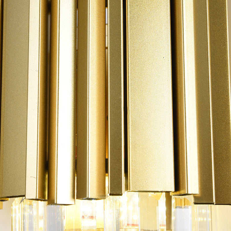 Post-Modern Wall Sconce Metal Sconce Lighting in Gold for Living Room
