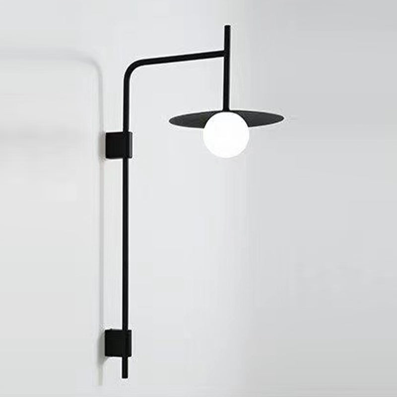 Industrial Style Clad Cone Wall Sconce Metal 1 Light Sconces for Dining Room