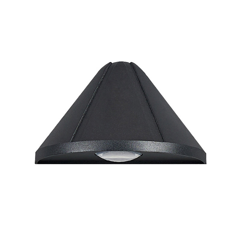 Single Modernism Black/White Wall Mounted Sconce Statement LED Wall Light