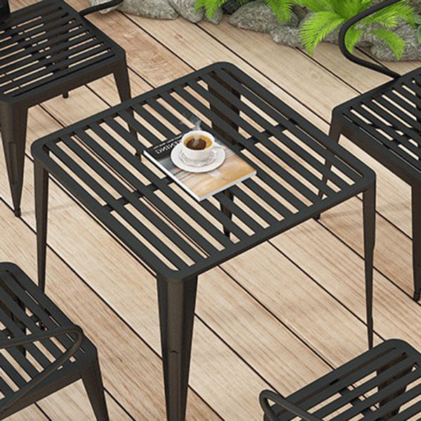 Modern Metal Bistro Set 1/5/7 Pieces Dining Bistro Set for Outdoor