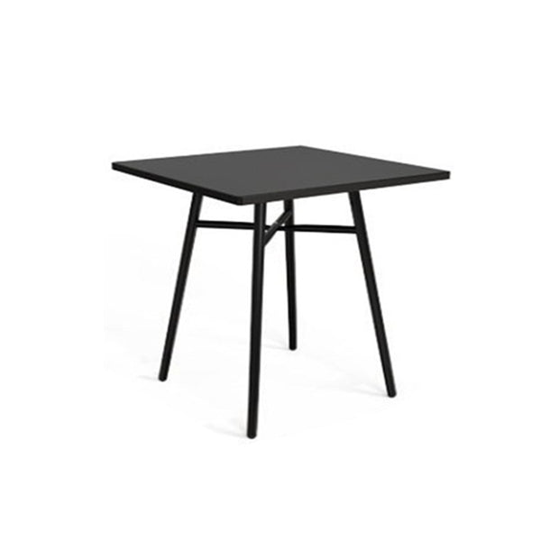 Modern Metal Bistro Table Set in Black 1/3/5 Pieces Dining Table Set for Outside