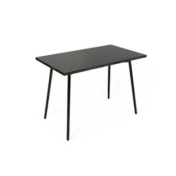 Modern Metal Bistro Table Set in Black 1/3/5 Pieces Dining Table Set for Outside