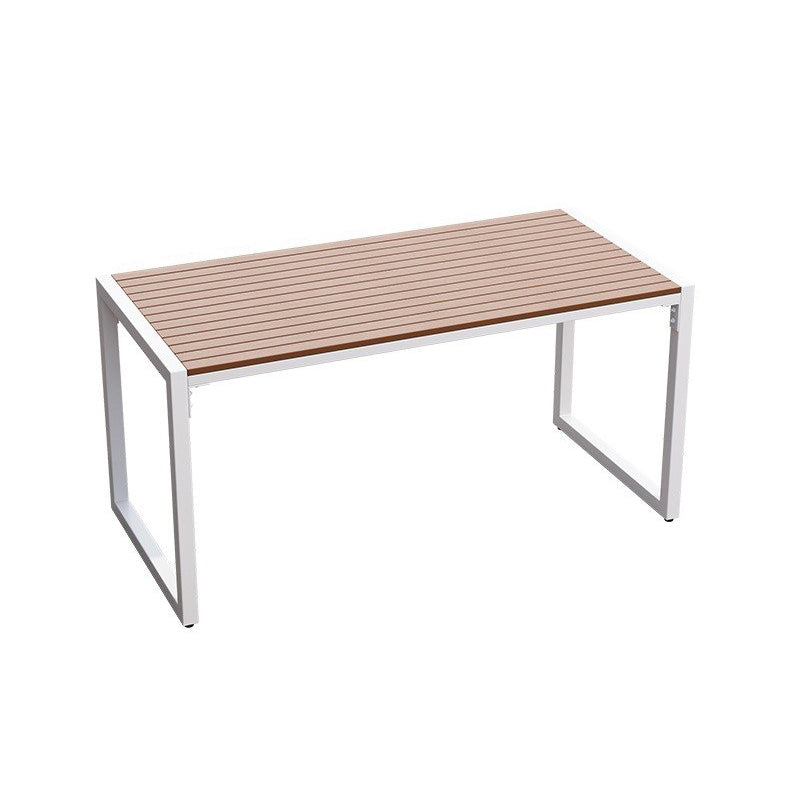Rectangular Modern Picnic Table 1/3 Pieces Reclaimed Wood Dining Picnic Table