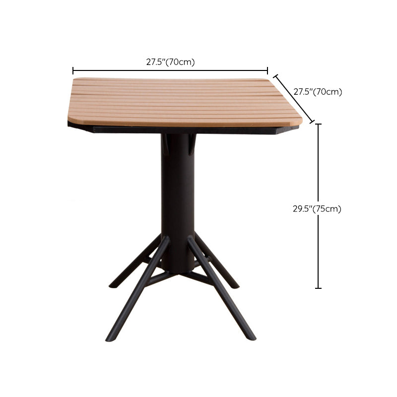 Modern Round Dining Set 1/2/5/7 Pieces Reclaimed Wood Dining Table Set for Outdoor