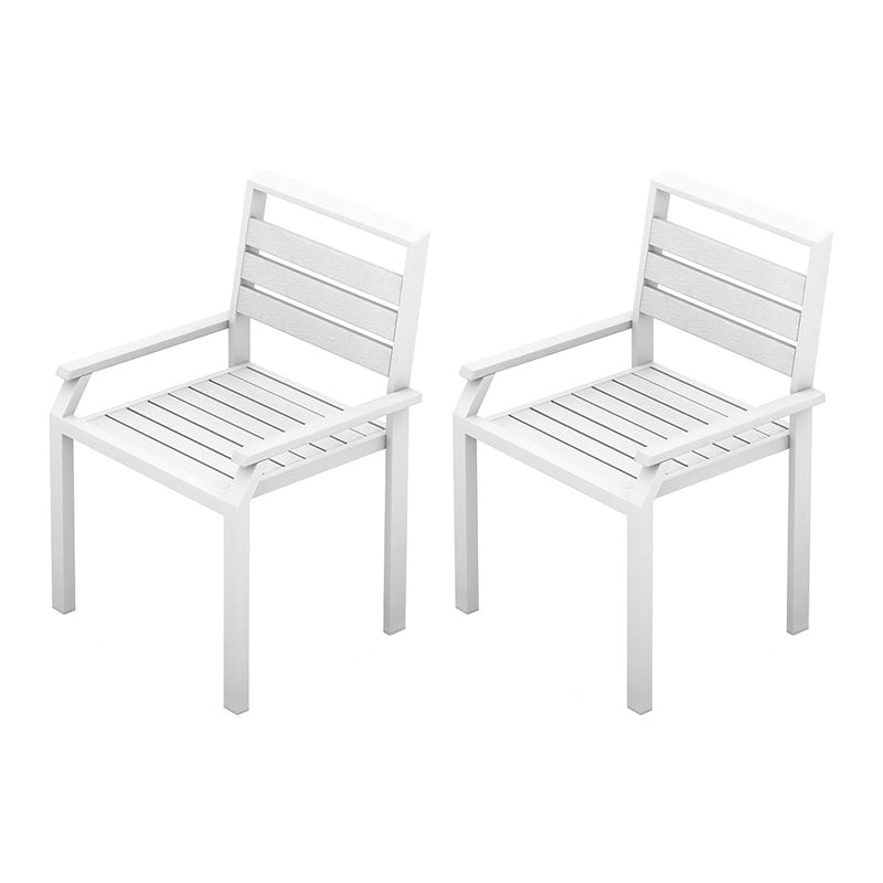 Modern Style 1/2/4 Pieces Rectangular Picnic Table Reclaimed Wood Patio Dining Table