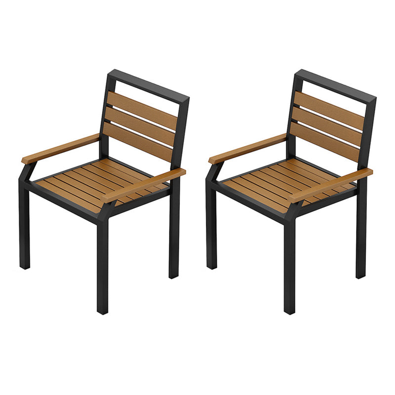 Modern Style 1/2/4 Pieces Rectangular Picnic Table Reclaimed Wood Patio Dining Table