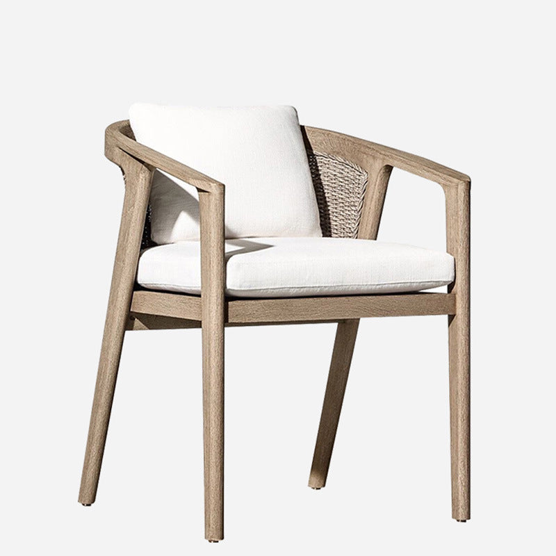 Bohemian Style 1/7 Pieces Dining Table Set Solid Wood Dining Table Set for Outdoor