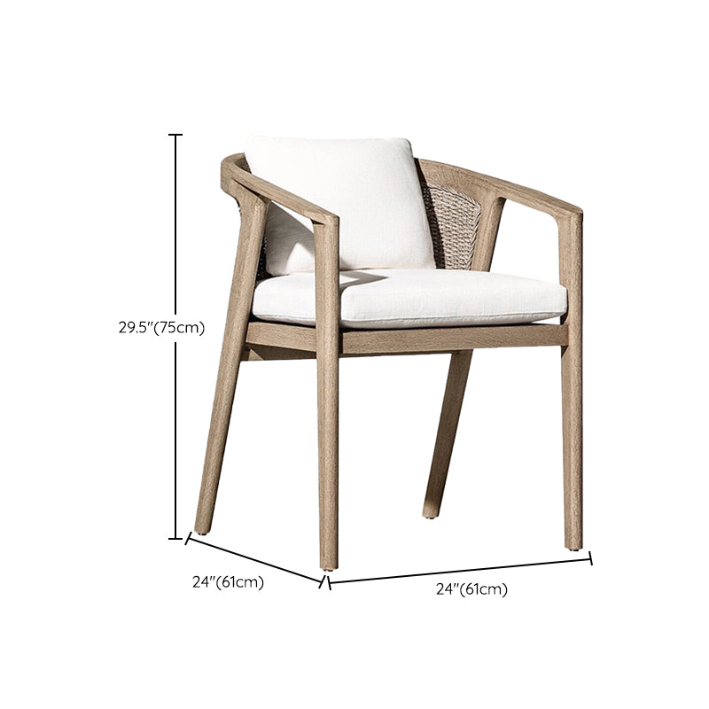 Bohemian Style 1/7 Pieces Dining Table Set Solid Wood Dining Table Set for Outdoor