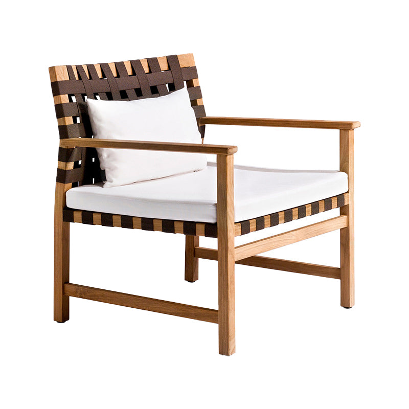 Modern 1/6 Pieces Rectangular Dining Set Solid Wood Dining Table Set for Outdoor