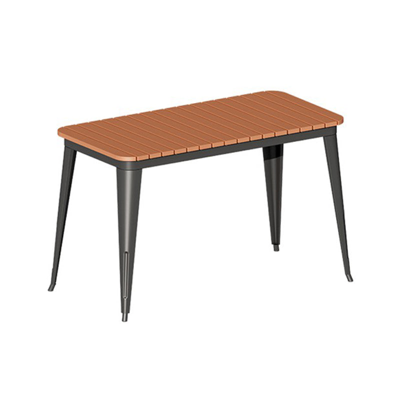 Modern Style Metal Dining Set 1/3/5/7 Pieces Reclaimed Wood Dining Table Set