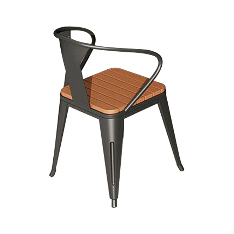 Modern Style Metal Dining Set 1/3/5/7 Pieces Reclaimed Wood Dining Table Set