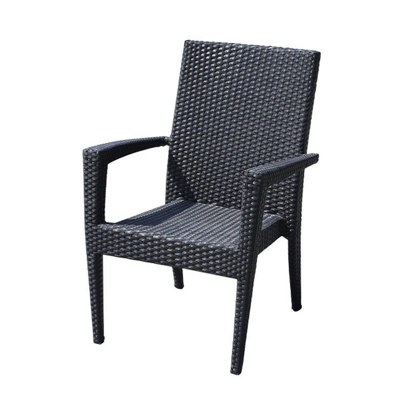 Modern Dining Set 1/5 Pieces Glass Dining Table Set for Outdoor