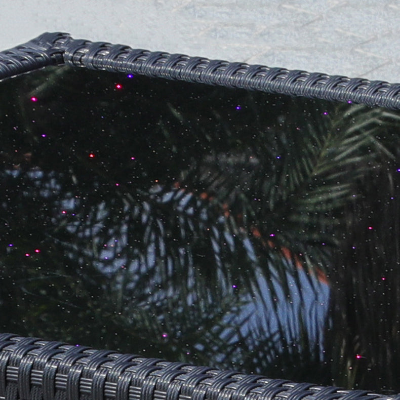 Modern Dining Set 1/5 Pieces Glass Dining Table Set for Outdoor