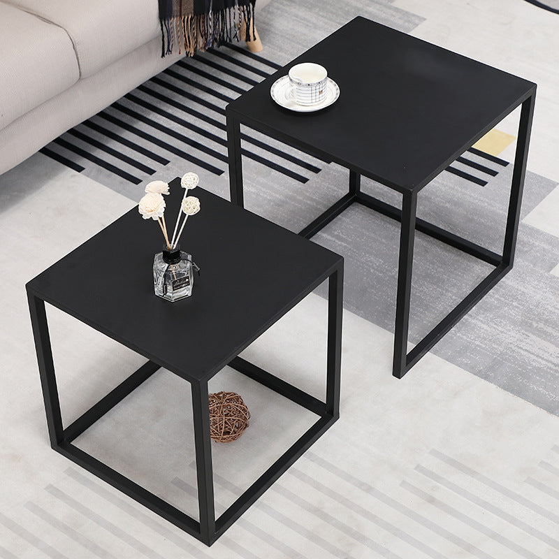 Frame 2 Nesting Coffee Table Mid-Century Metal Square Cocktail Table