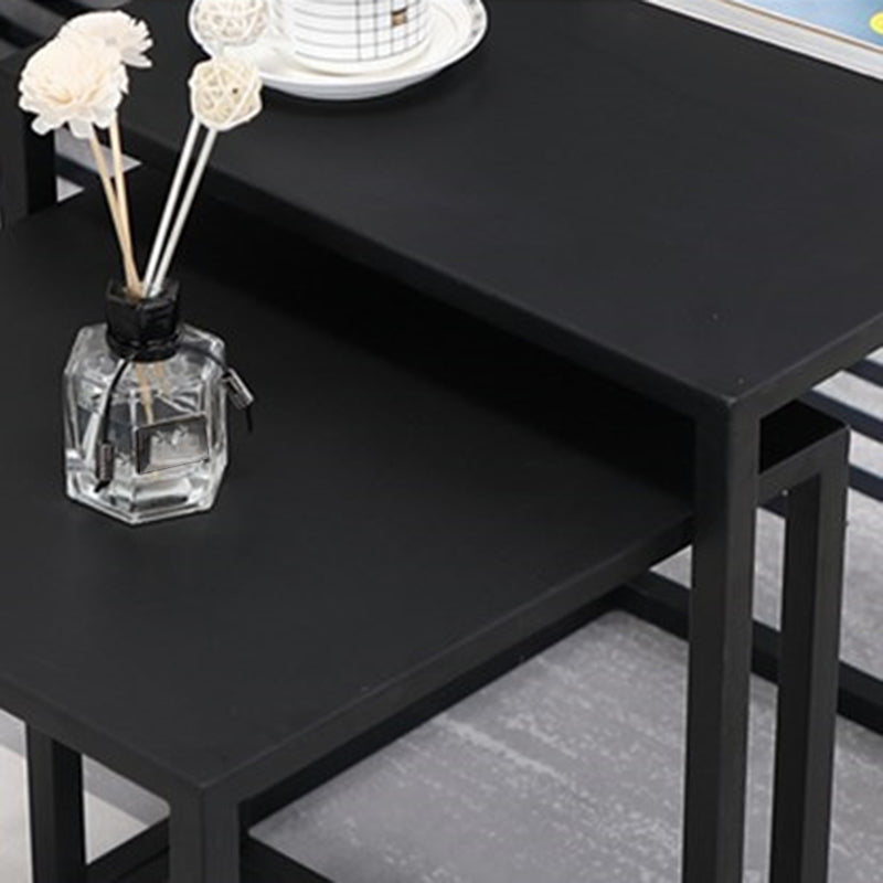 Frame 2 Nesting Coffee Table Mid-Century Metal Square Cocktail Table
