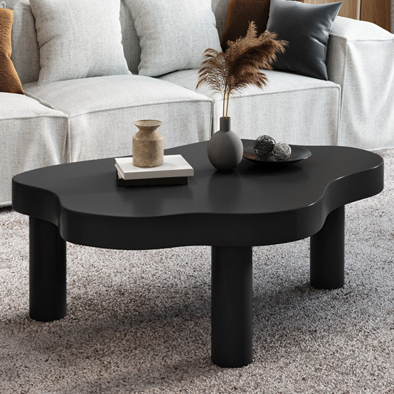 Nordic Coffee Table 3 Legs Solid Wood Geometric Single Coffee Table
