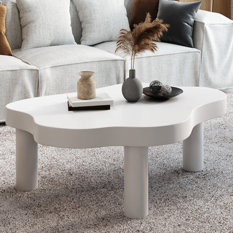 Nordic Coffee Table 3 Legs Solid Wood Geometric Single Coffee Table