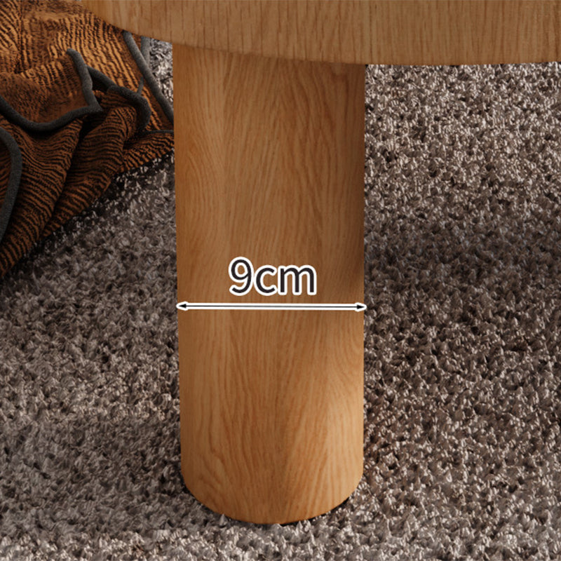 Nordic Coffee Table 3 Legs Solid Wood Geometric Single Coffee Table