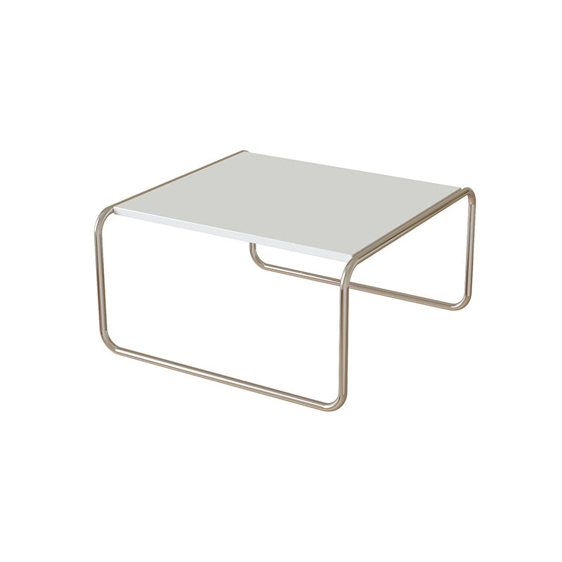 Square Steel Sled Coffee Table Modern 2 Nesting Cocktail Table